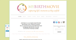 Desktop Screenshot of mybirthmovie.com