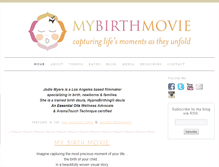 Tablet Screenshot of mybirthmovie.com